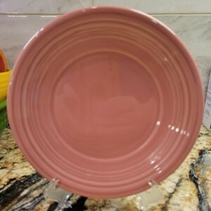 Fiesta Flower Pot Base in Rose Planter Underplate